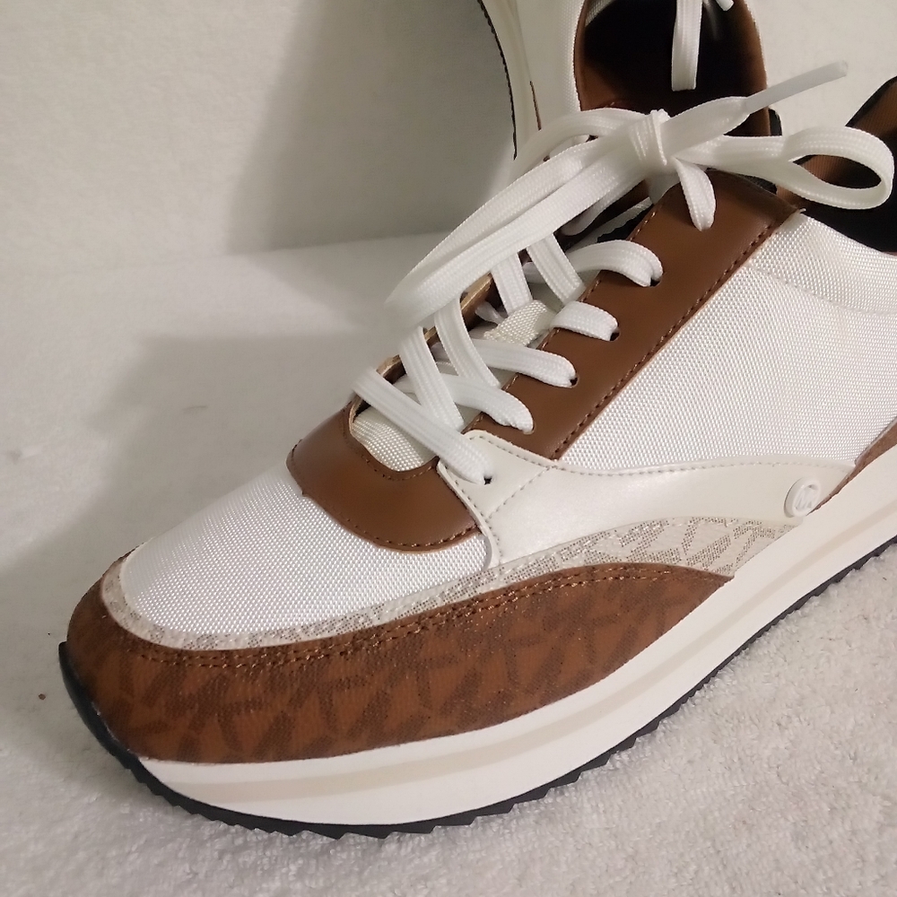 MICHAEL KORS WOMEN'S MARIAH TRAINER SNEAKERS   SIZE 9.5 | - Picture 8 of 10